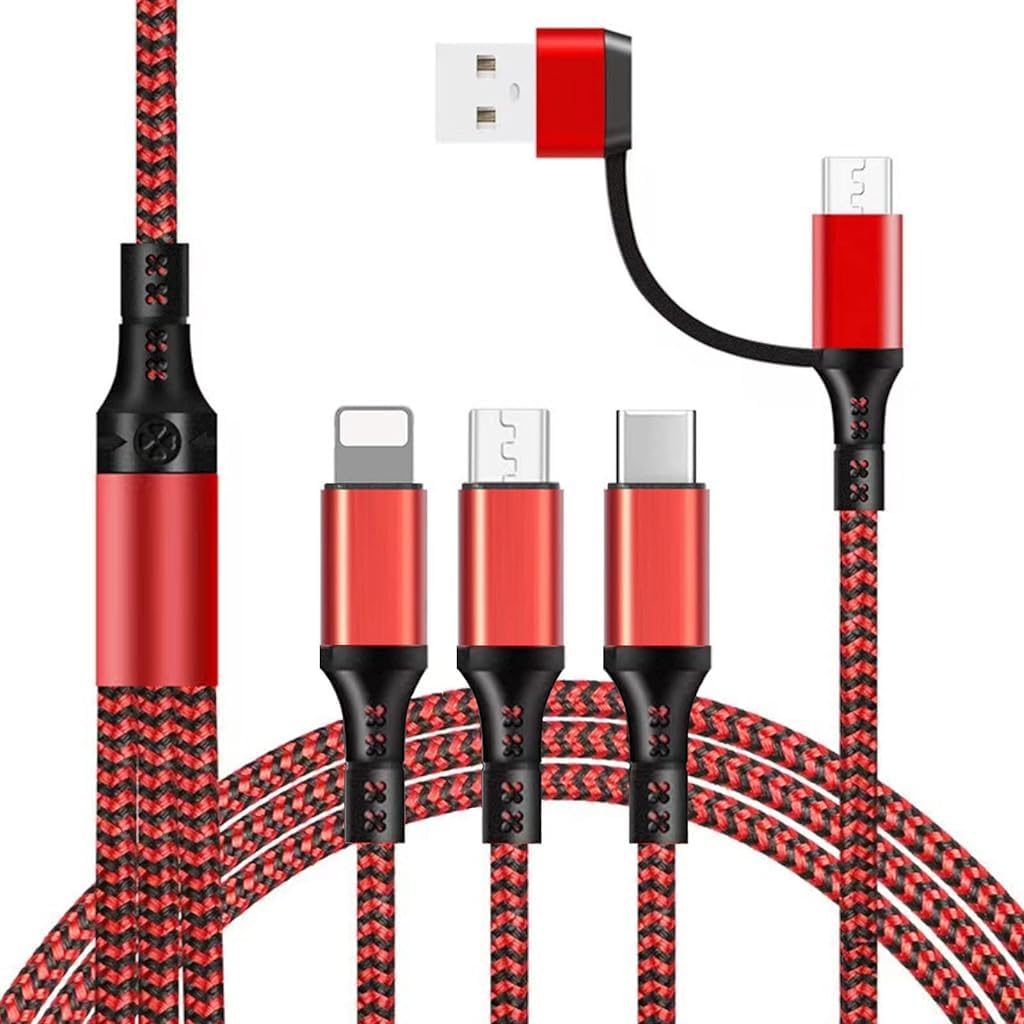 Verilux USB C Cable, 5 in 1 USB C Charging Cable Universal USB C USB Charging Cable with Fast Charging Multi Port USB C Charging Cable for Phone, Laptop, Game Console, Tablet Verilux USB C Cable, 5 in 1 USB C Charging Cable Universal USB C USB Charging Cable with Fast Charging Multi Port USB C Charging Cable for Phone, Laptop, Game Console, Tablet
